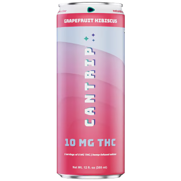 Picture of Cantrip 10mg THC Grapefruit Hibiscus Seltzer (4 x 12oz cans)