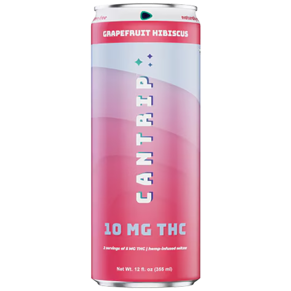 Picture of Cantrip 10mg THC Grapefruit Hibiscus Seltzer (4 x 12oz cans)