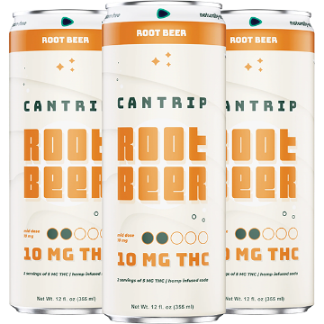 Picture of Cantrip 10mg THC Root Beer (4 x 12oz cans)