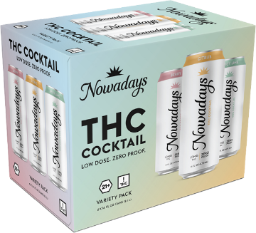 Picture of Nowadays 10mg THC Variety Pack (6 x 16oz cans)