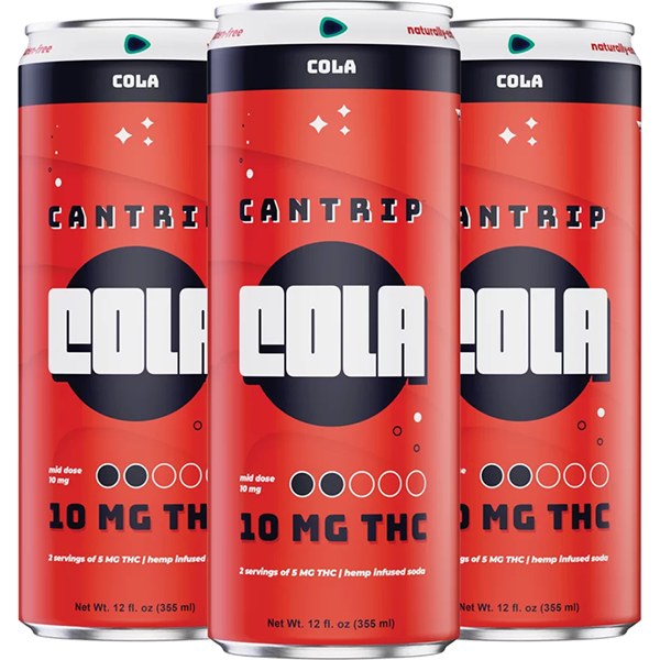Picture of Cantrip 10mg THC Cola (4 x 12oz cans)