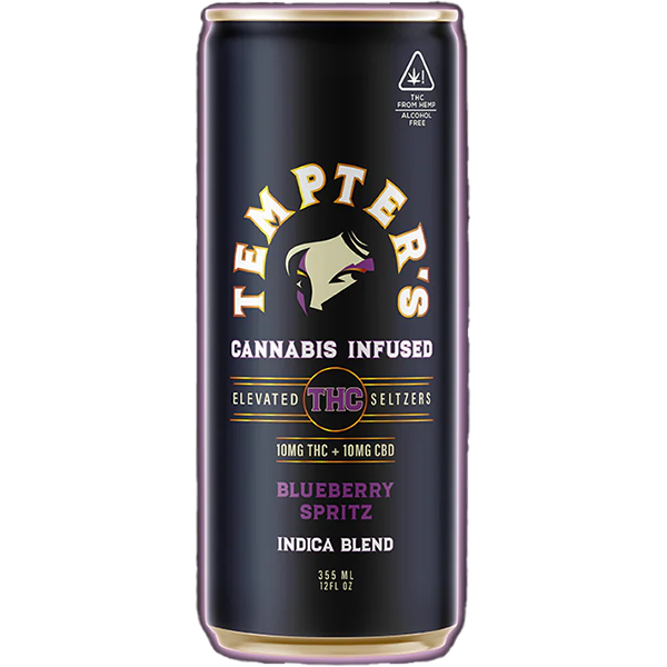 Picture of Tempter's 10mg THC/CBD Blueberry Spritz (4 x 12oz cans)