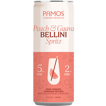 Picture of Pamos 5mg THC Bellini (4 x 12oz cans)