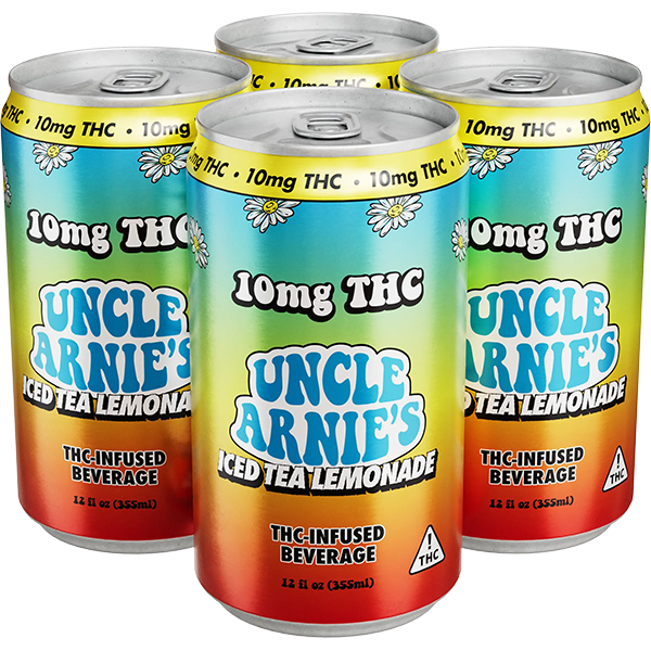 Picture of Uncle Arnie's 10mg THC Iced Tea Lemonade (4 x 12oz cans)