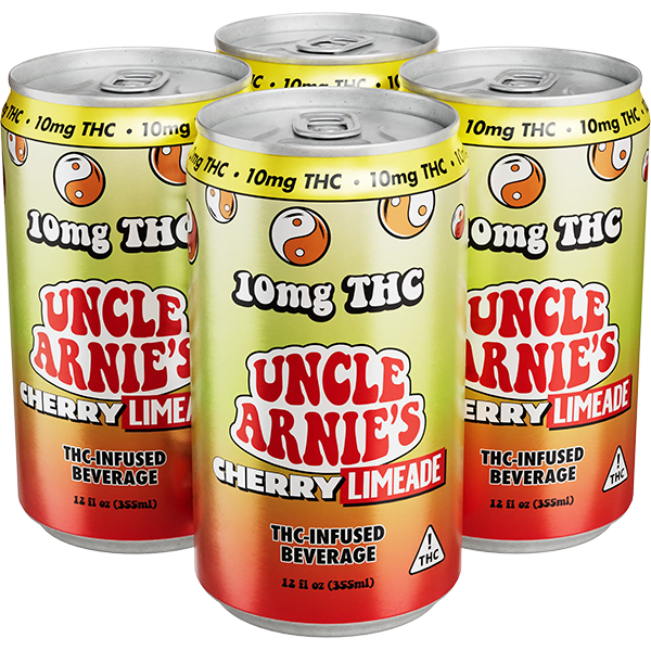 Picture of Uncle Arnie's 10mg THC Cherry Limeade (4 x 12oz cans)