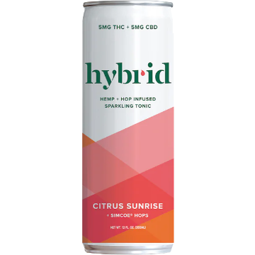 Picture of Hybrid 5mg THC Citrus Sunrise Tonic (4 x 12oz cans)