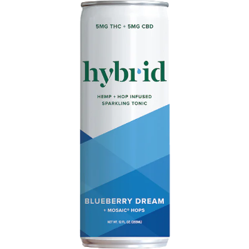 Picture of Hybrid 5mg THC Blueberry Dream Tonic (4 x 12oz cans)
