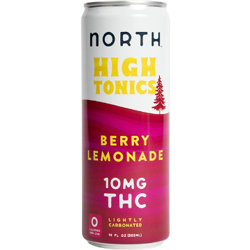 Picture of North High Tonics 10mg THC Berry Lemonade Seltzer (4 x 12oz cans)