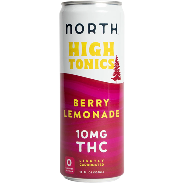Picture of North High Tonics 10mg THC Berry Lemonade Seltzer (4 x 12oz cans)