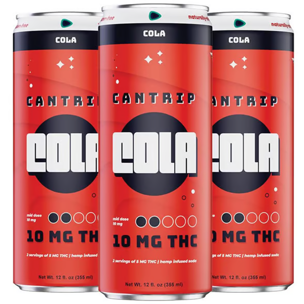 Picture of Cantrip 10mg THC Diet Cola (4 x 12oz cans)