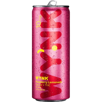 Picture of Wynk 10mg THC Raspberry Lemonade (4 x 12oz cans)