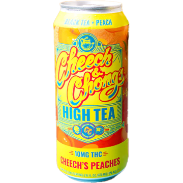 Picture of Cheech & Chong's Cheech's Peaches 10mg THC High Tea (4 x 16oz cans)