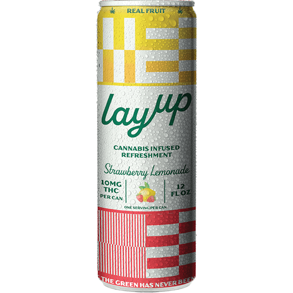 Picture of Layup 10mg THC Strawberry Lemonade (4 x 12oz cans)