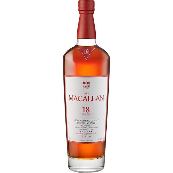 Picture of The Macallan 18-Year-Old Sherry Oak Single Malt Scotch Whisky