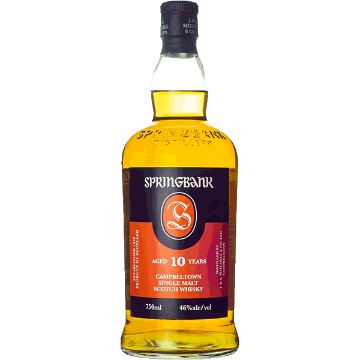Picture of Springbank 10-Year-Old Campbeltown Single Malt Scotch Whisky